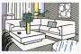 Roy Lichtenstein: Yellow Vase - Signed Print