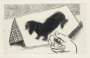 David Hockney: Dog Etching No. 9 - Signed Print