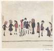 Group Of Children - Signed Print