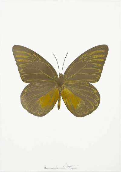 The Souls I (smoke, oriental gold) - Signed Print by Damien Hirst 2010 - MyArtBroker