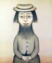 Woman With Beard - Signed Print