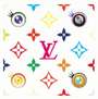 Takashi Murakami: Eye Love Superflat (pink logo) (AP) - Signed Print