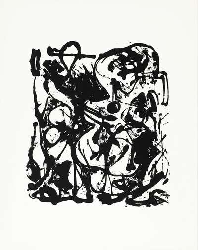 Untitled (O'Connor & Thaw 1094) - Unsigned Print by Jackson Pollock 1951 - MyArtBroker