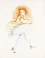 Leonor Fini: Meisje - Signed Print