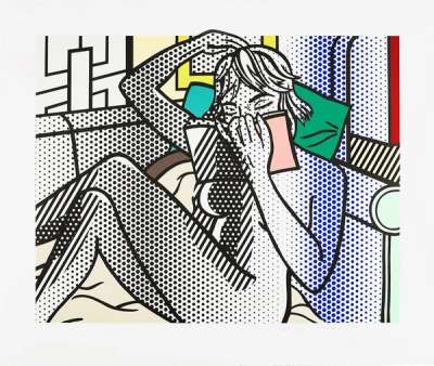 Nude Reading - Signed Print by Roy Lichtenstein 1994 - MyArtBroker