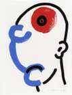 The Story Of Red And Blue 13 - Signed Print