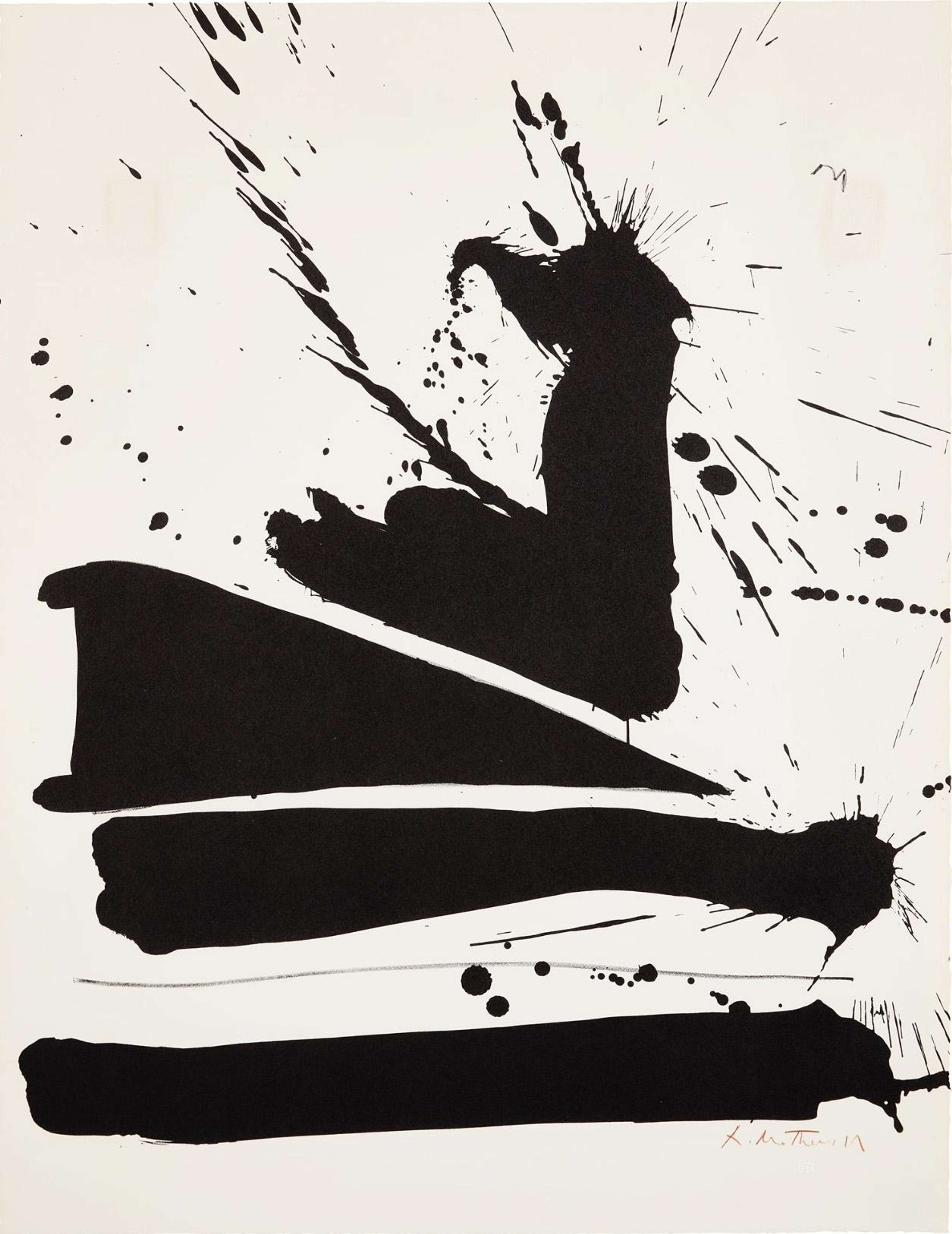 Automatism B - Signed Print by Robert Motherwell 1966 - MyArtBroker