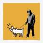 Banksy: Choose Your Weapon (light orange) - Signed Print