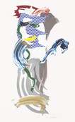 Blue Face - Signed Mixed Media
