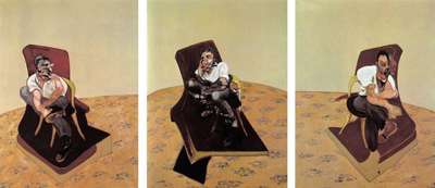 Portrait Of Lucien Freud - Signed Print by Francis Bacon 1966 - MyArtBroker