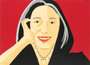 Alex Katz: Ada (red) - Signed Print