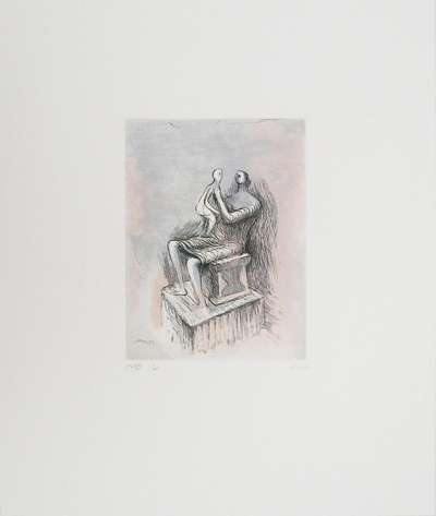 Mother And Child XX - Signed Print by Henry Moore 1983 - MyArtBroker
