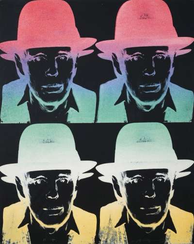 Joseph Bueys State II (F. & S. II.243) - Signed Print by Andy Warhol 1980 - MyArtBroker