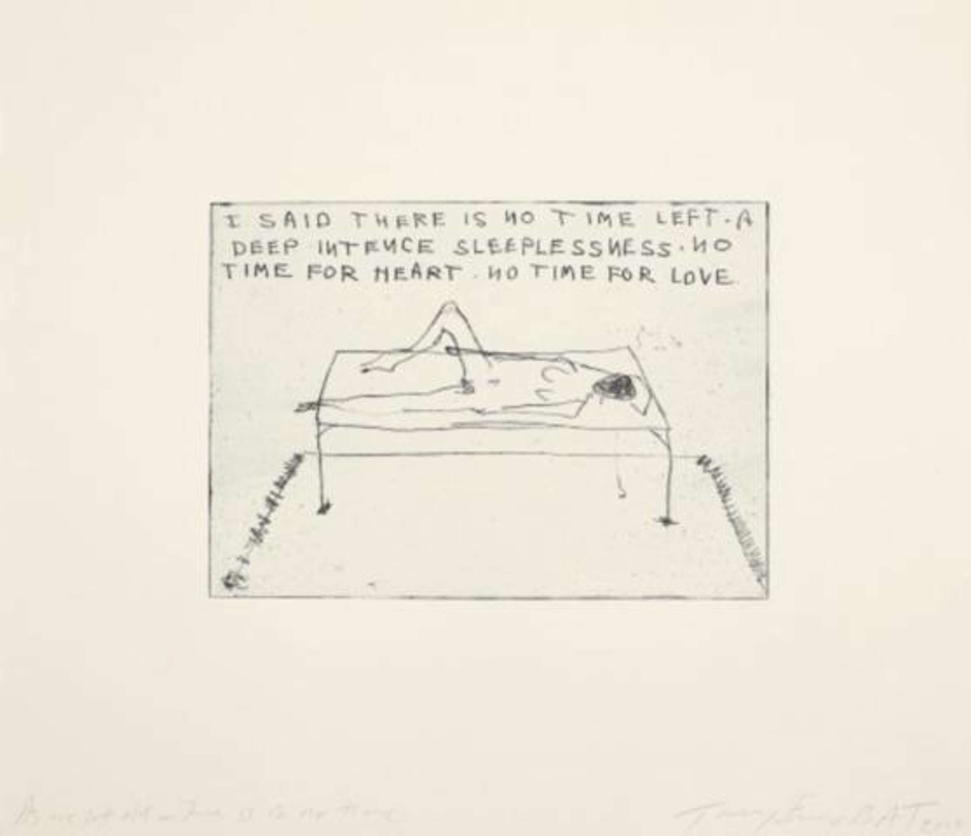 « No Time » de Tracey Emin