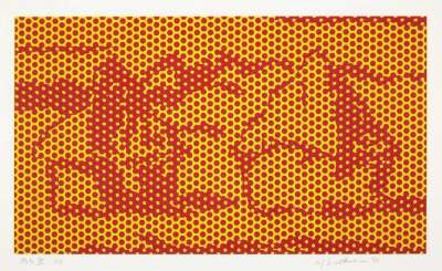 Haystack 6, State III - Signed Print by Roy Lichtenstein 1969 - MyArtBroker