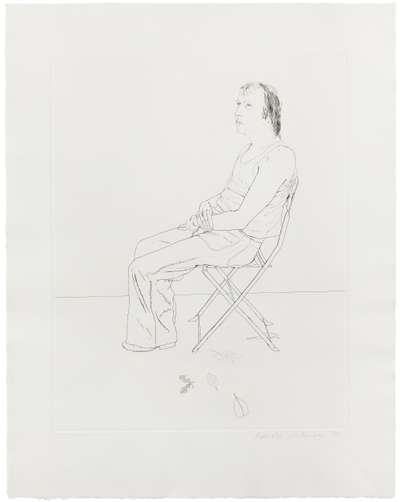 Mo With Five Leaves - Signed Print by David Hockney 1971 - MyArtBroker