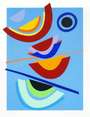 Sir Terry Frost: Blue Circle - Signed Print