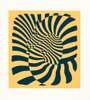 Victor Vasarely: Zebra Couple (Orange) - Signed Print