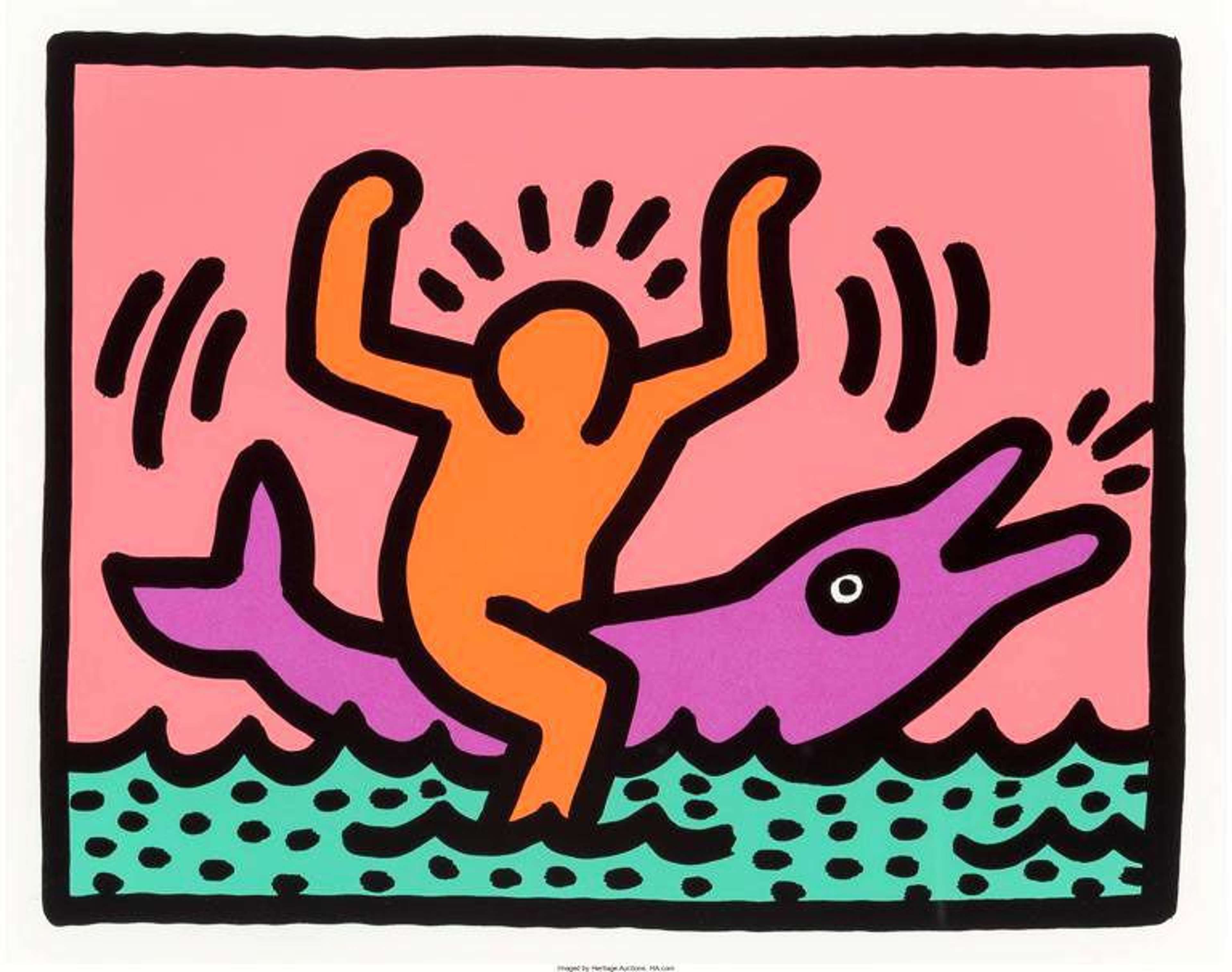 Pop Shop V, Plate II by Keith Haring