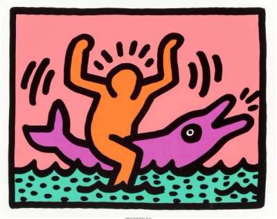 Pop Shop V, Plate II - Unsigned Print by Keith Haring 1989 - MyArtBroker