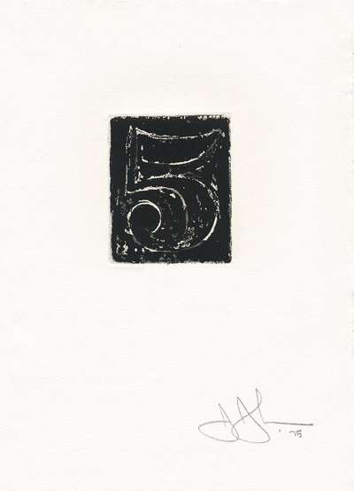 5 (ULAE 161) - Signed Print by Jasper Johns 1975 - MyArtBroker