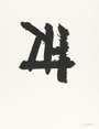 Pierre Soulages: Eau-Forte XXXIV - Signed Print