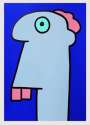 Thierry Noir: Blue Teeth - Signed Print