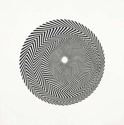 Untitled (Based On Blaze) - Signed Print by Bridget Riley 1964 - MyArtBroker