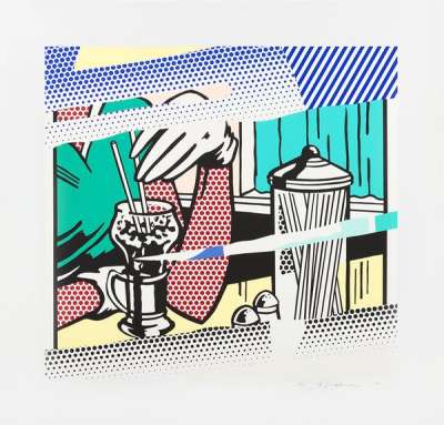 Reflections On A Soda Fountain - Signed Print by Roy Lichtenstein 1991 - MyArtBroker
