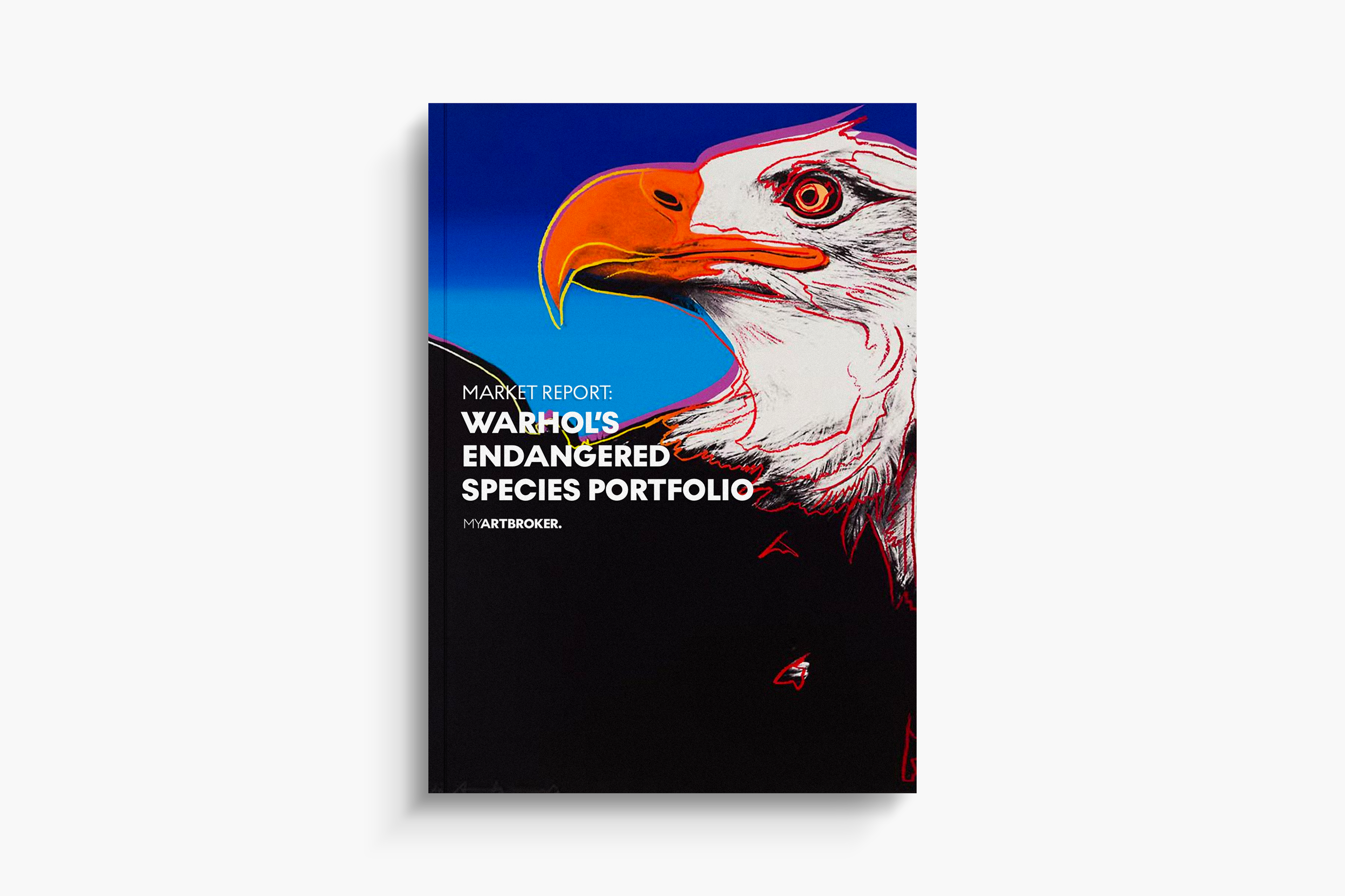 Couverture avant du rapport sur le portfolio Warhol Endangered Species