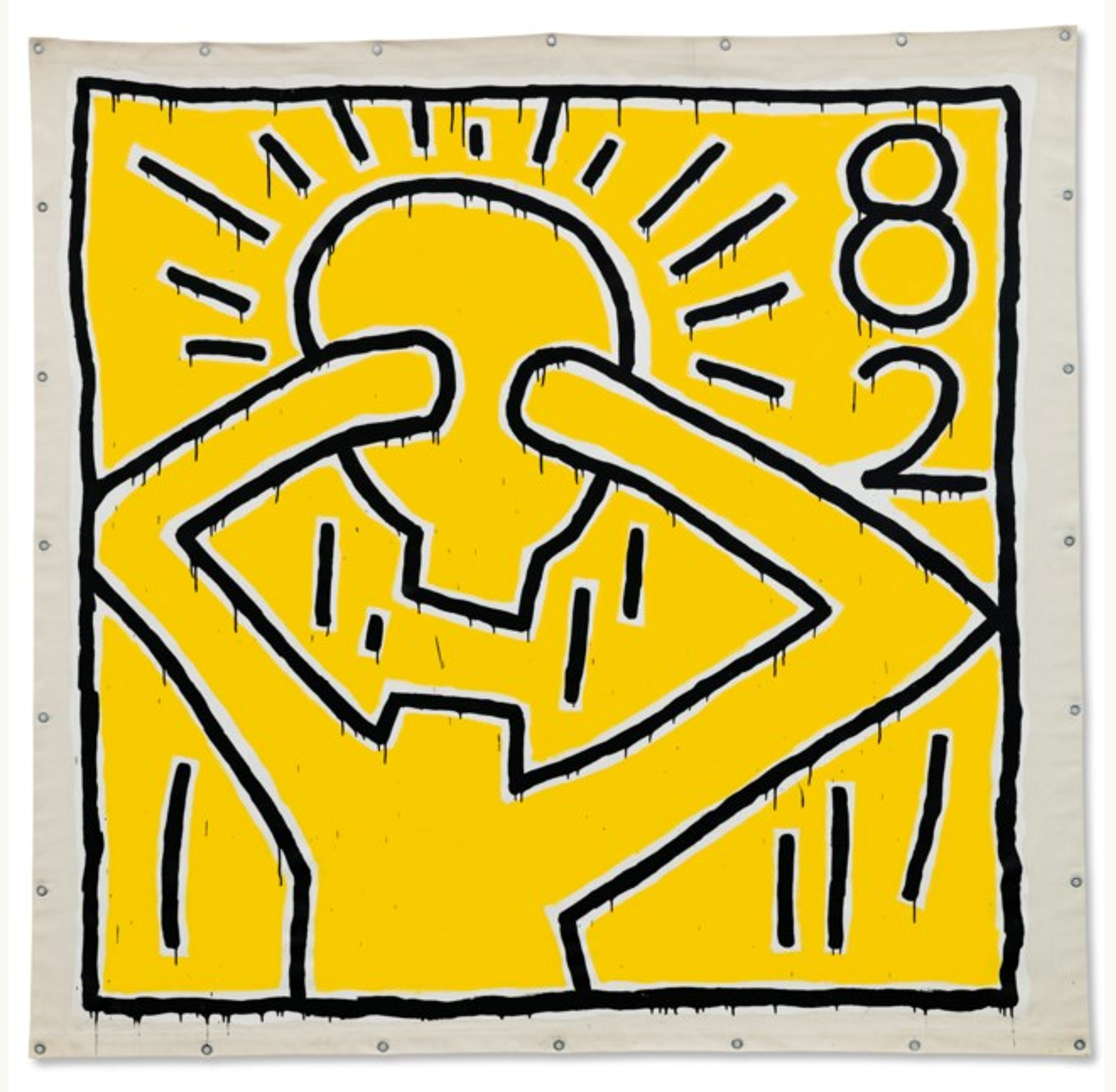 Une peinture Sans titre de Keith Haring - Christie's 2023