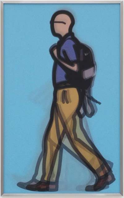Academic - Signed Print by Julian Opie 2014 - MyArtBroker