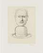 René Magritte: Untitled (Homme Au Chapeau Melon) - Signed Print