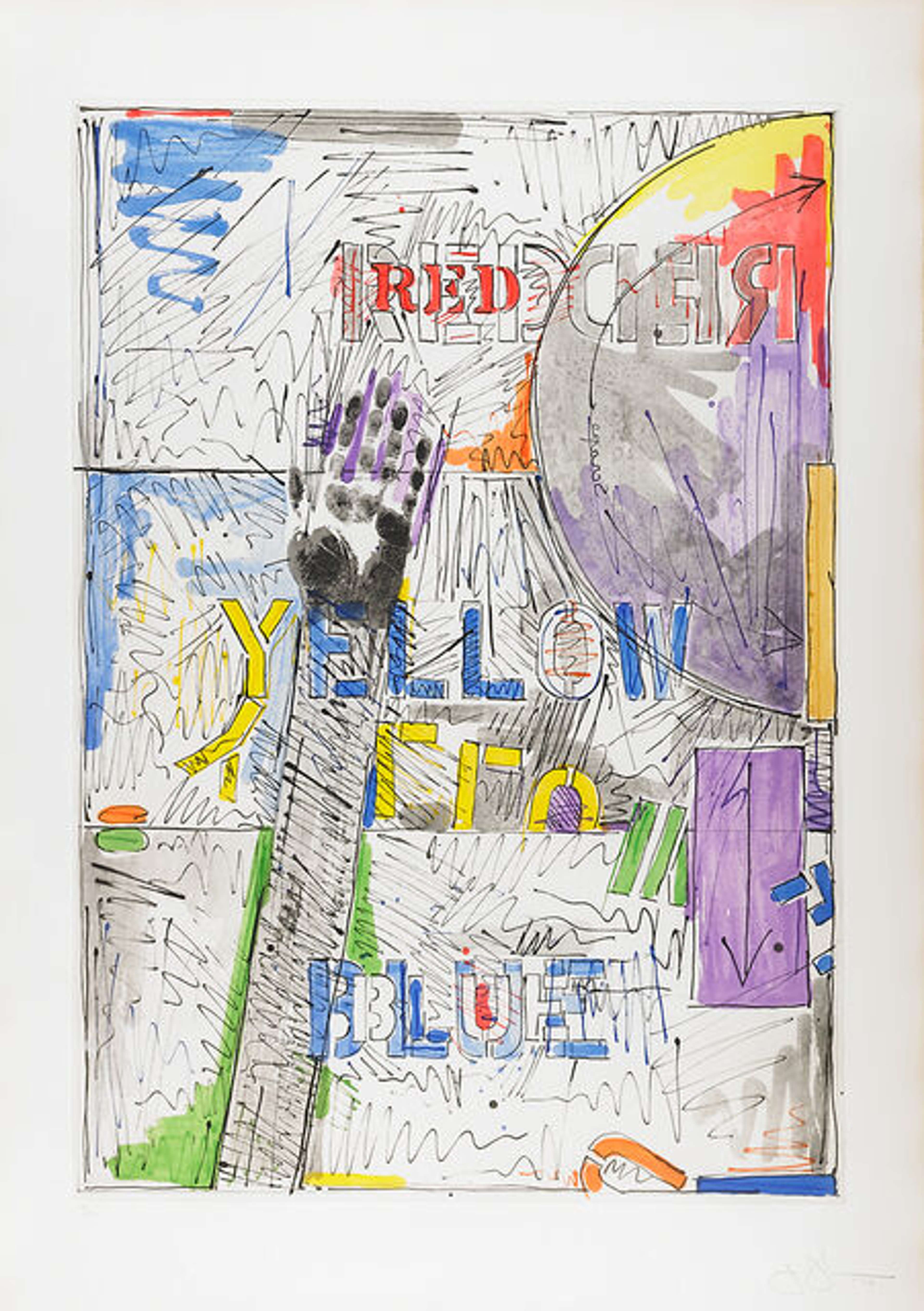 Land's End (ULAE 197) - Signed Print by Jasper Johns 1978 - MyArtBroker