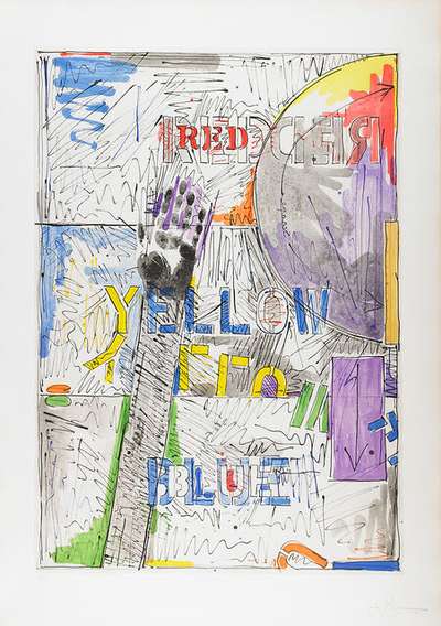 Land's End (ULAE 197) - Signed Print by Jasper Johns 1978 - MyArtBroker