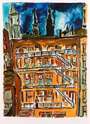 Bob Dylan: Cityscape (2014) - Signed Print