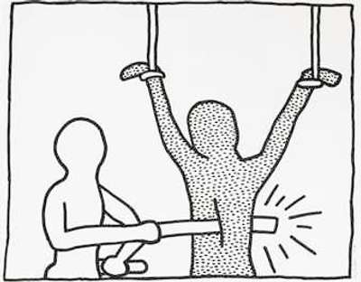 The Blueprint Drawings 7 - Signed Print by Keith Haring 1990 - MyArtBroker