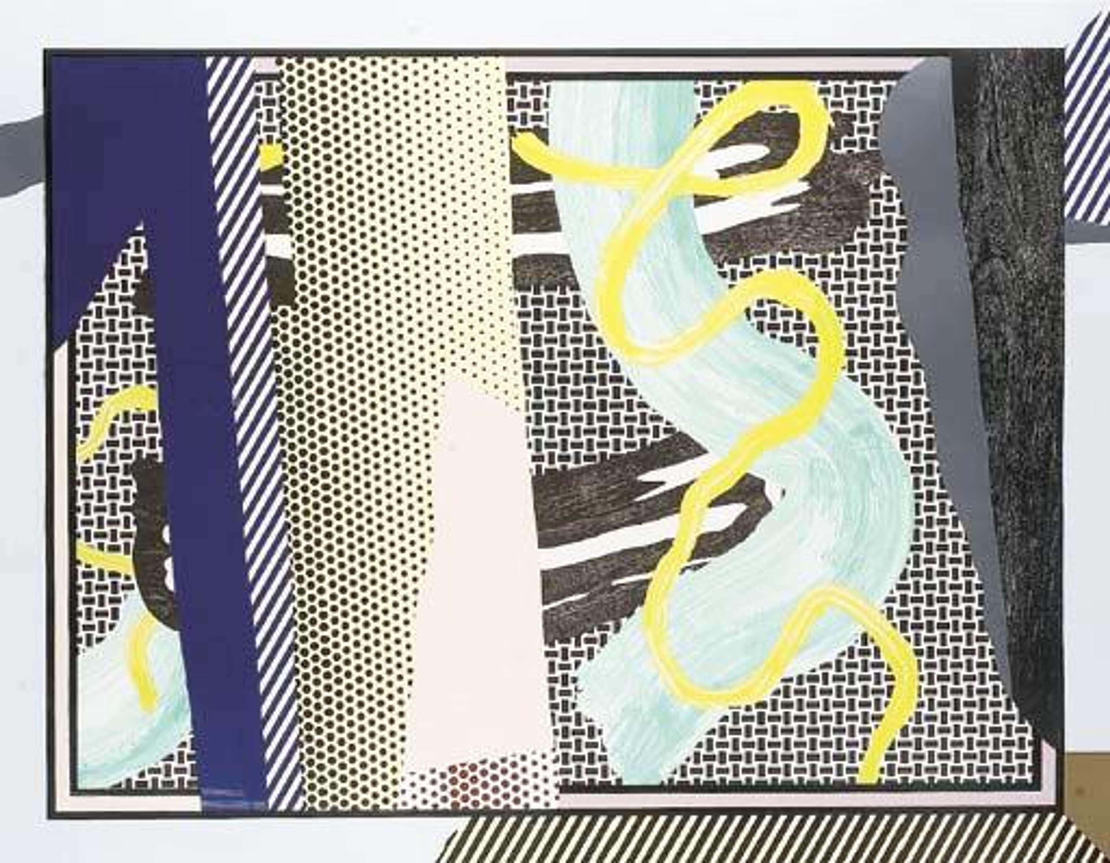 Reflections On Brushstrokes by Roy Lichtenstein