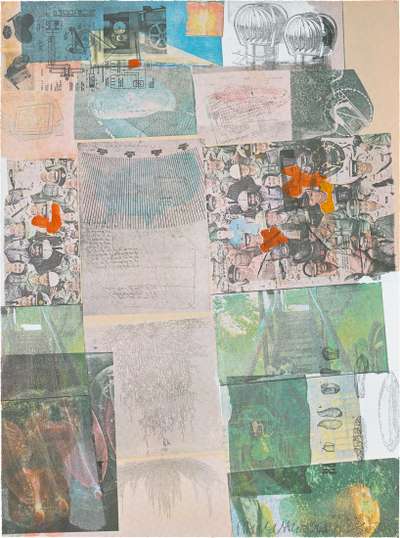 Deposit - Signed Print by Robert Rauschenberg 1975 - MyArtBroker