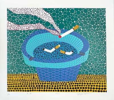 Ashtray - Signed Print by Yayoi Kusama 1990 - MyArtBroker
