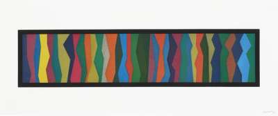 Irregular Zigzag Bands - Signed Print by Sol Lewitt 1996 - MyArtBroker