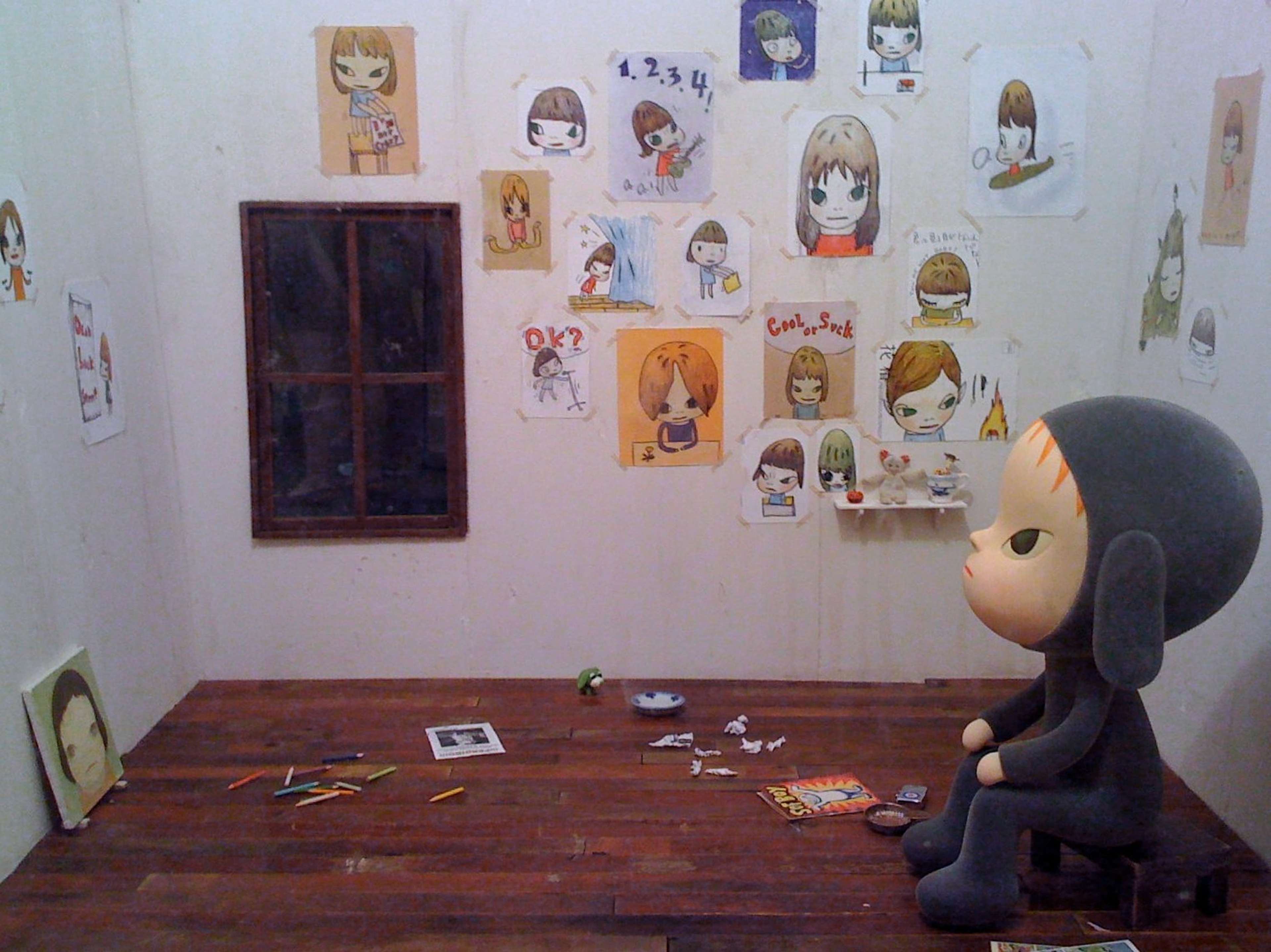 Installation Yoshitomo Nara x YNG @ Art Basel Suisse