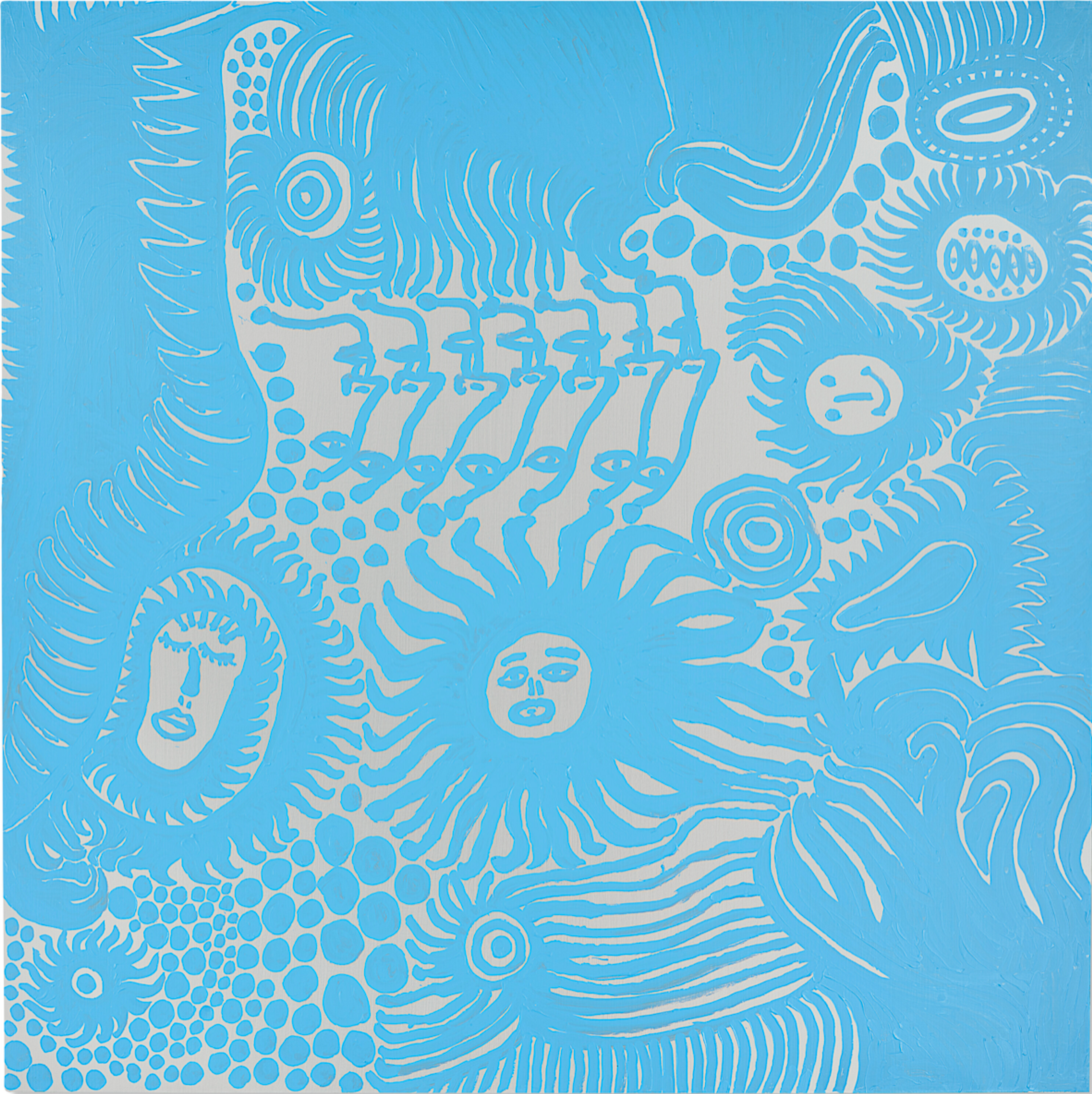 Image © Christie's / « Screaming To The Sun » de Yayoi Kusama - MyArtBroker