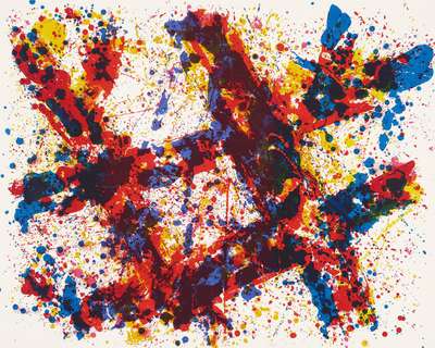 Firewood - Signed Print by Sam Francis 1973 - MyArtBroker