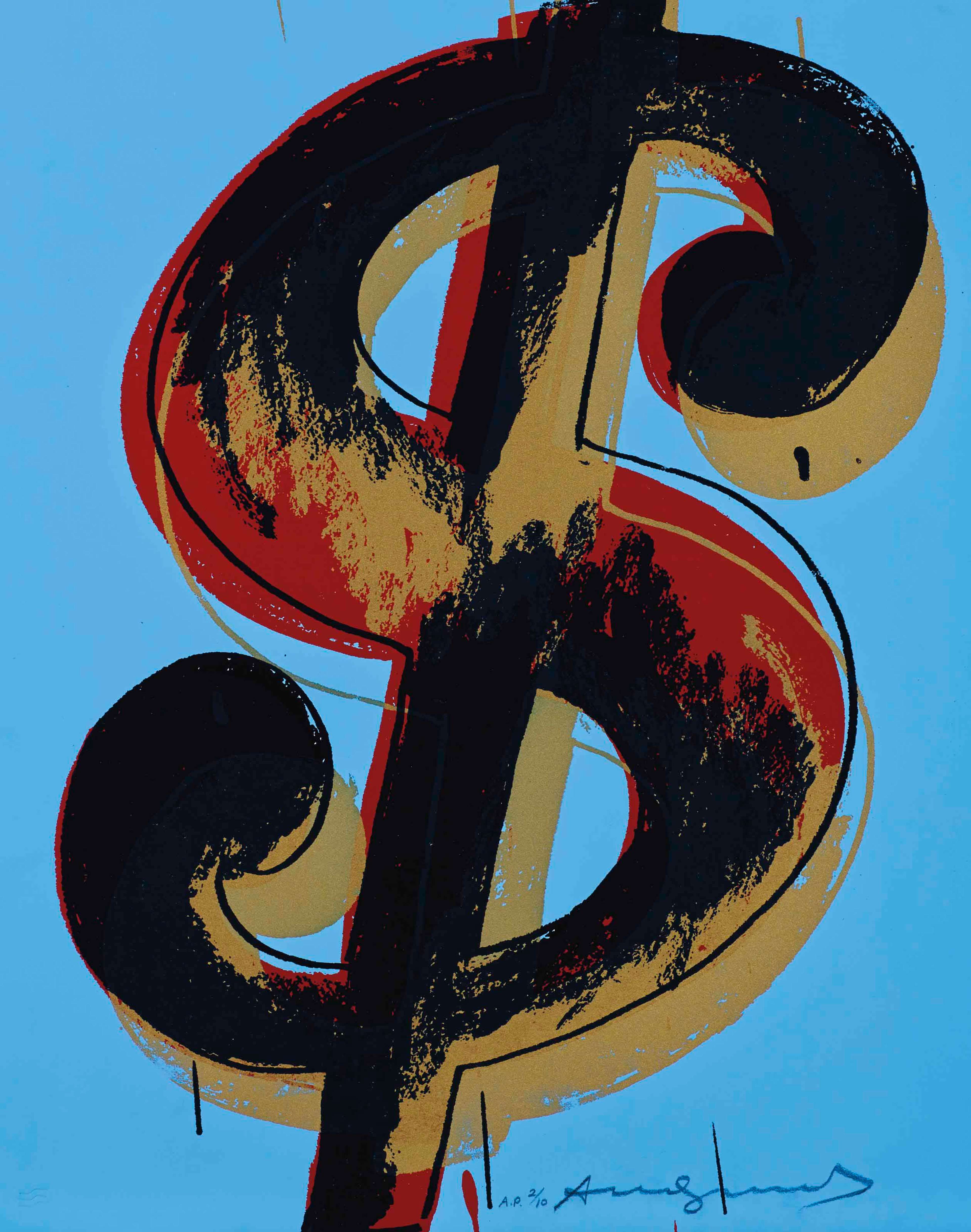 Dollar Sign by Andy Warhol