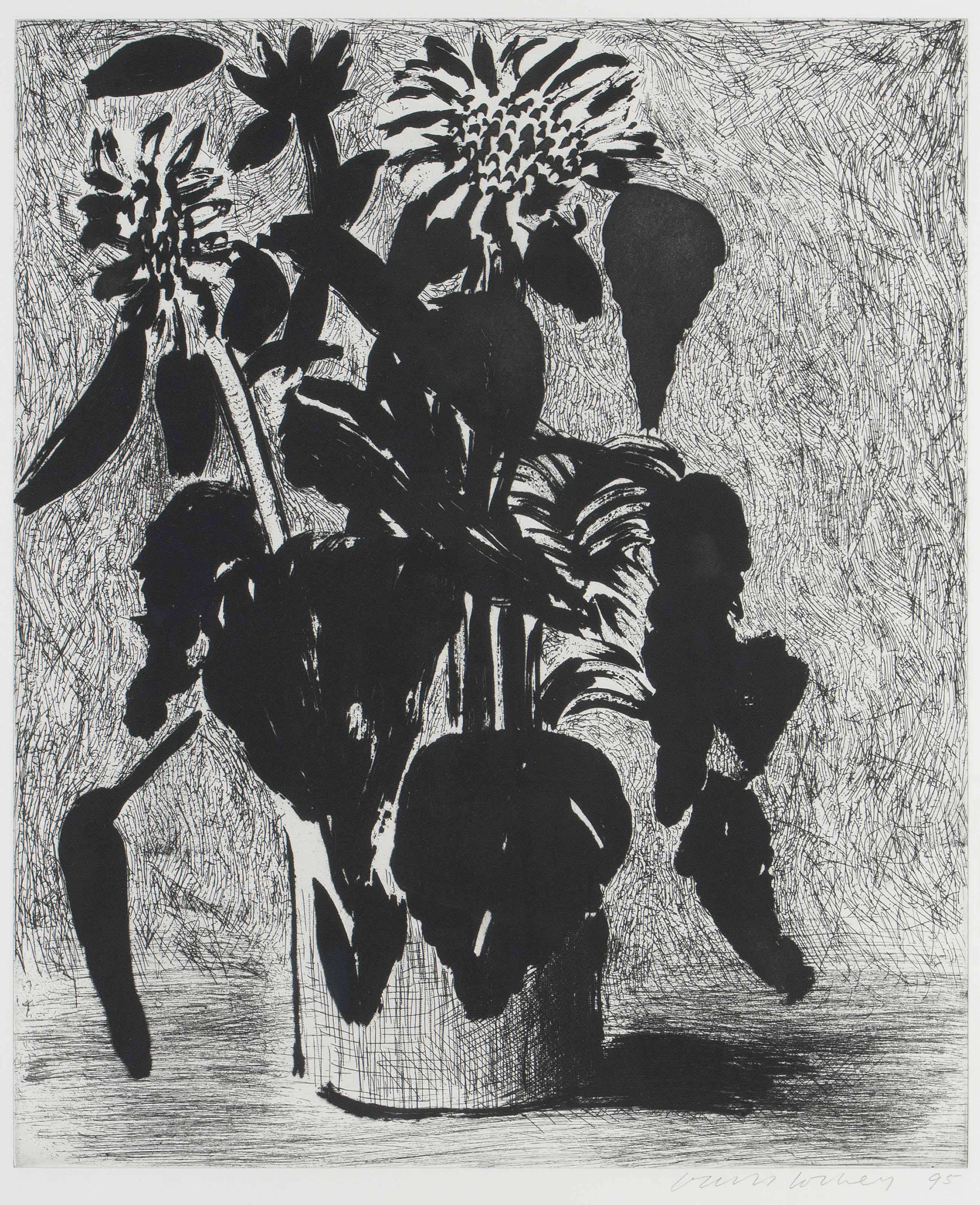 Sunflower II by David Hockney