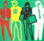 Julian Opie: Red Yellow Black White - Signed Print
