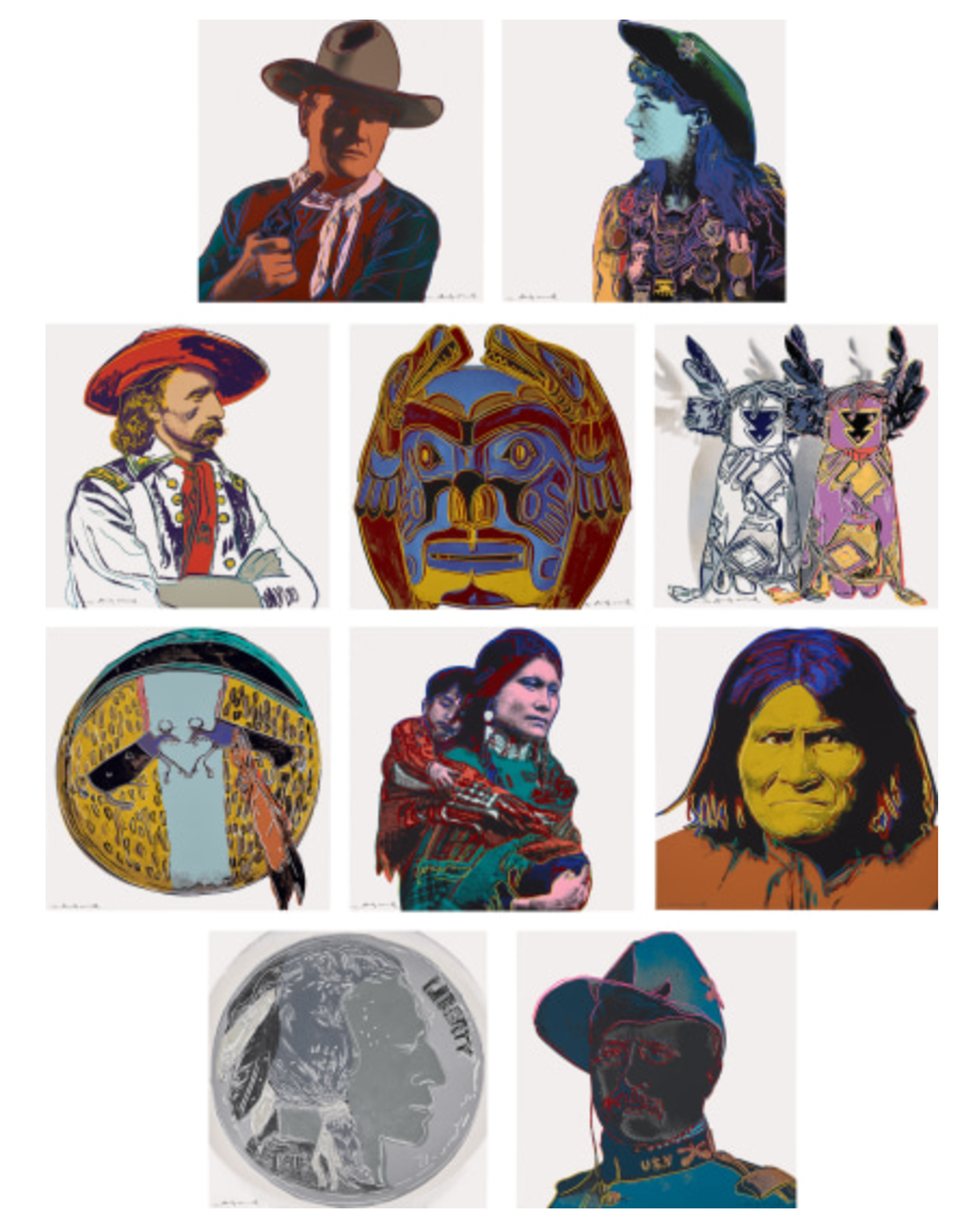 Le baromètre des enchères : les œuvres « Cowboys and Indians » d'Andy Warhol pulvérisent les records