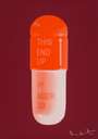 Damien Hirst: The Cure (sienna red, tangerine, light tangerine) - Signed Print