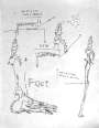 Jean-Michel Basquiat: Da Vinci, Leg Of A Dog - Signed Print